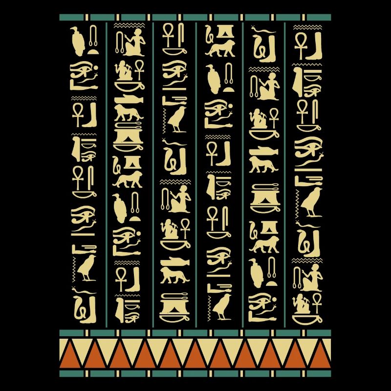 Hieroglyphs Pyramids Ancient Egypt