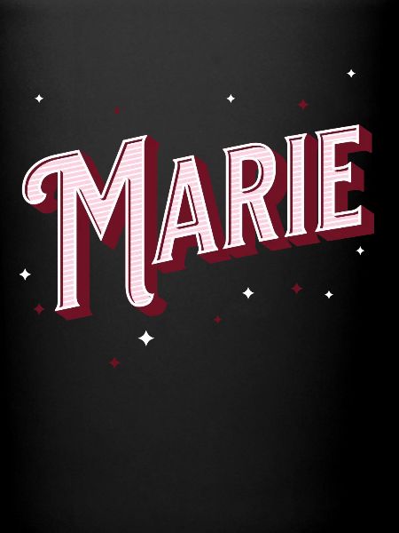 Marie name personalized