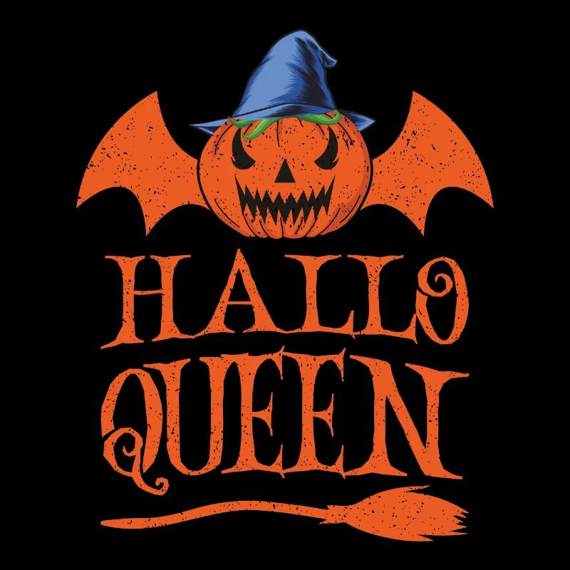 Halloween Hello Queen Pumpkin Witch