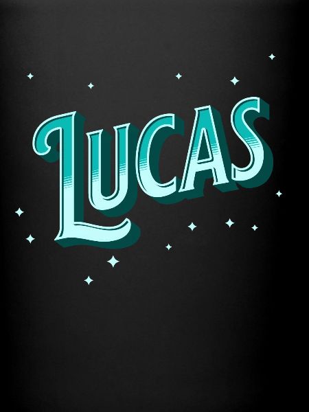 Lucas' name personalized