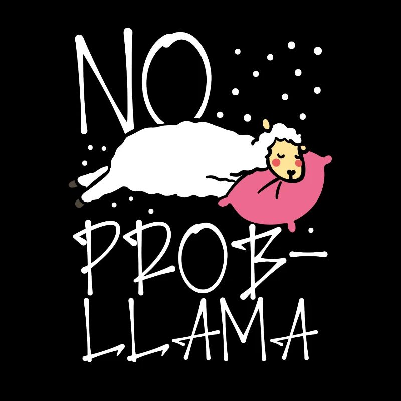 Kein Problem Süßes Lama