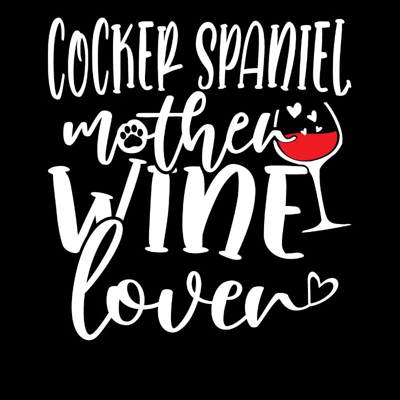 Amateur de vin COCKER SPANIEL Mère