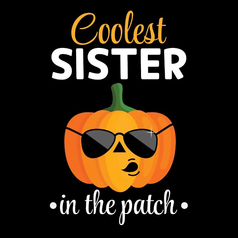 Halloween La sœur la plus cool dans le patch I Sœur Pum