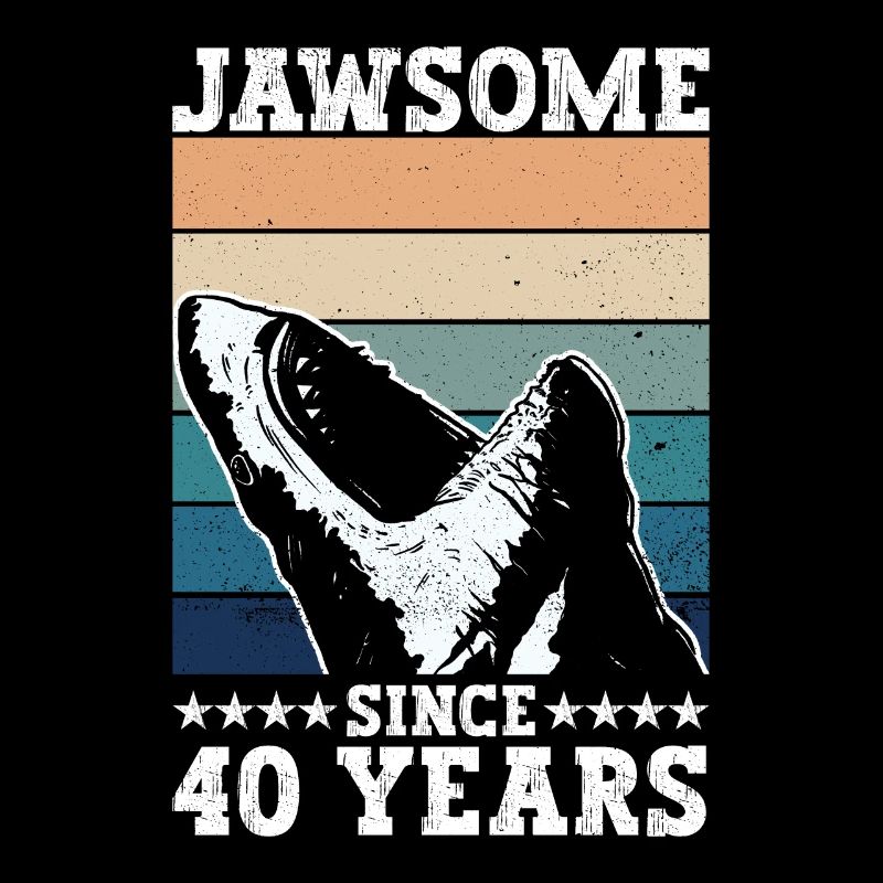 Jawsome depuis 40 ans - Megalodon shark 40.