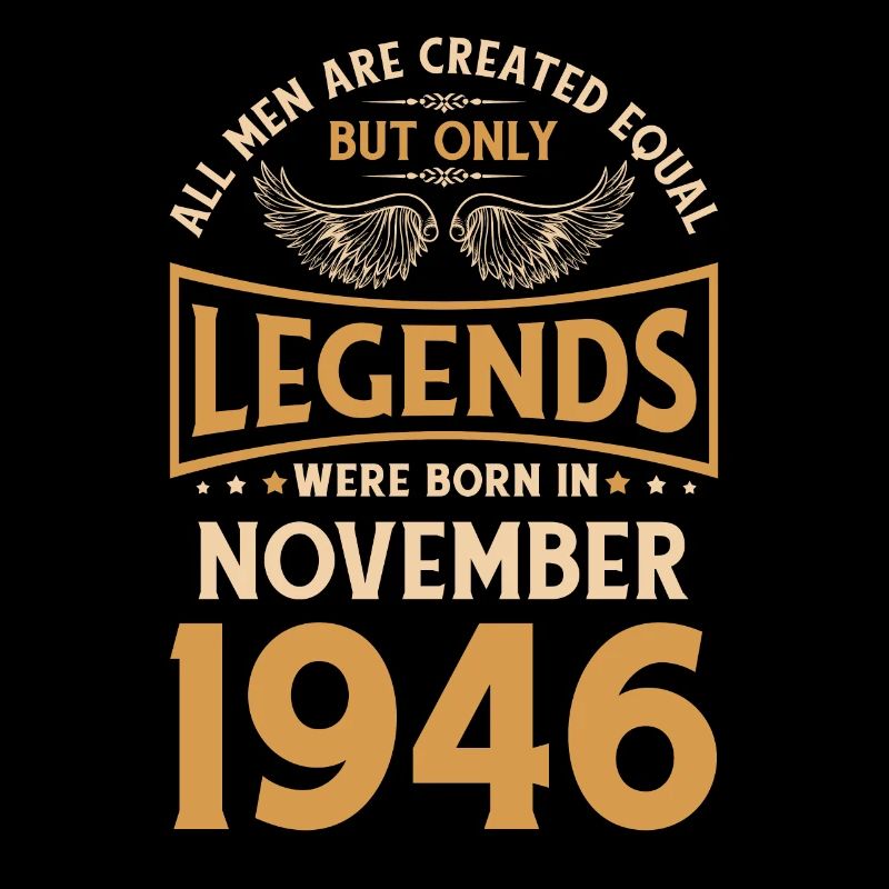 Geburtstag Legenden wurden im November 1946 gebore