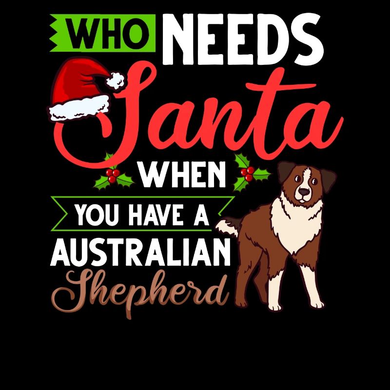 Berger australien Chien de Noël Chiot