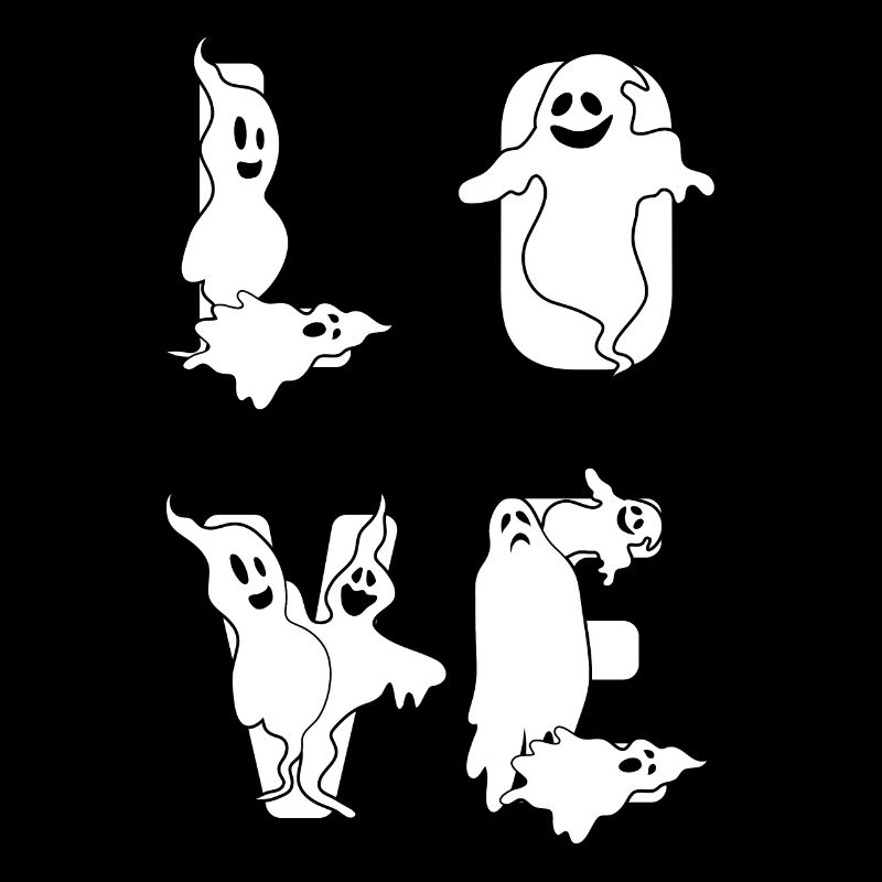 Halloween LOVE Ghosts Halloween Ghosts Love