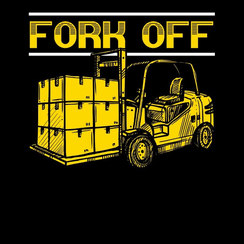 Fork Off Forklift Opérateur Job Warehouse Worker
