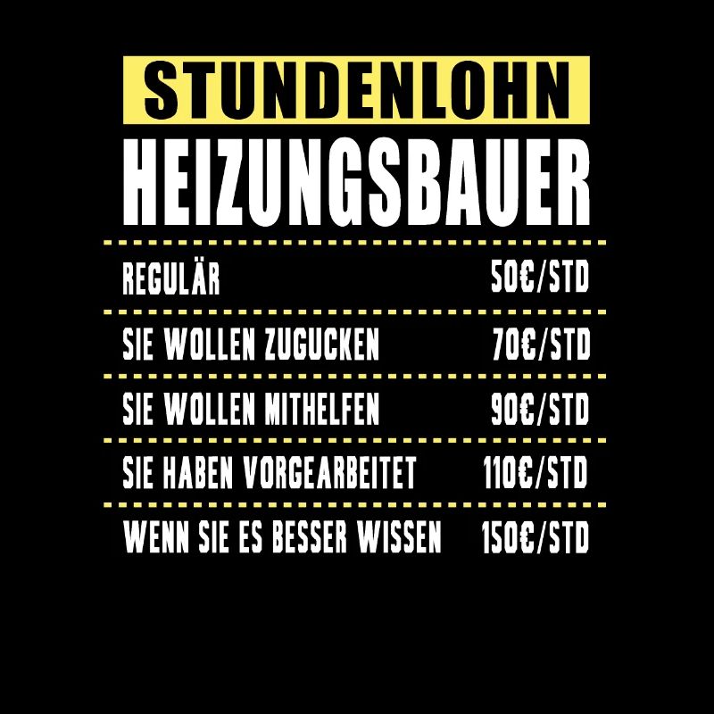Stundenlohn Heizungsbauer