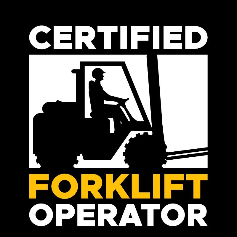 Certified Forklift Operator Shirt Gabelstapler