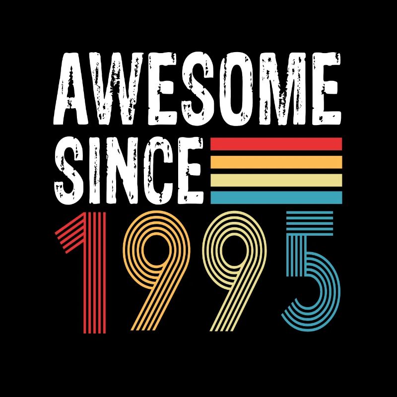 Awesome Since 1995 Geburtstag 1995 Vintage 1995