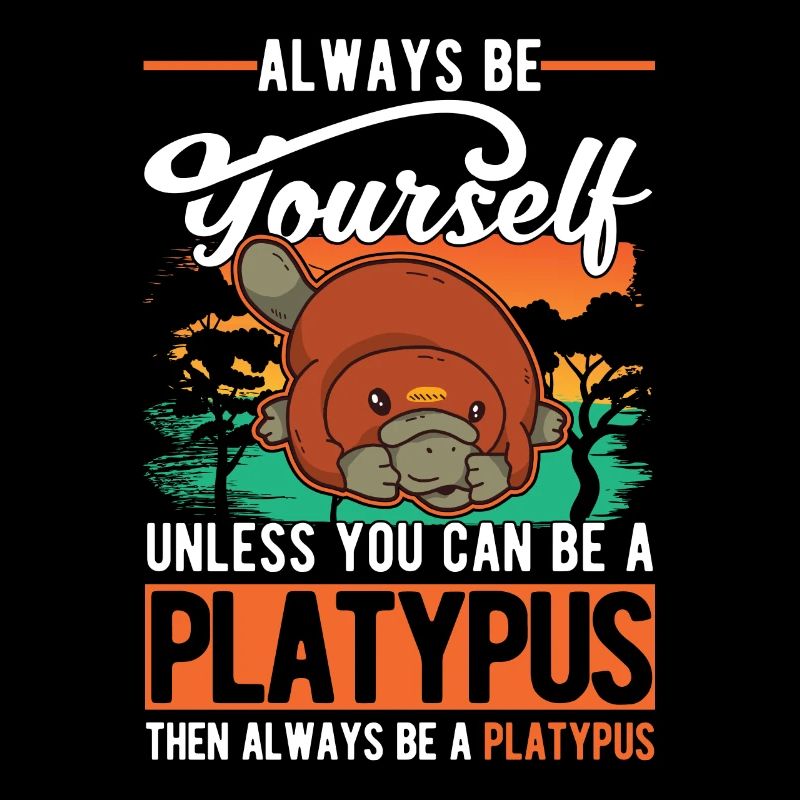Schnabeltier Geschenk Platypus