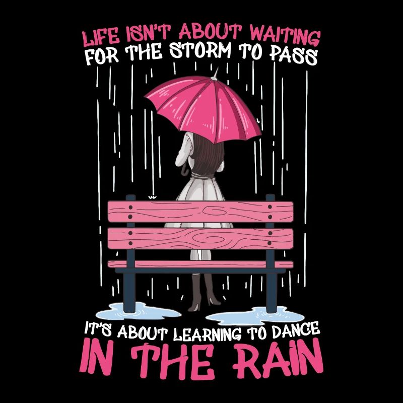 Learning To Dance In The Rain Regenschirm Sturm