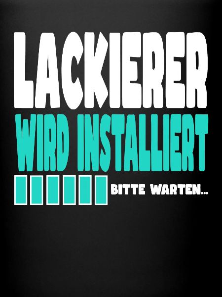 Lackierer wird installiert