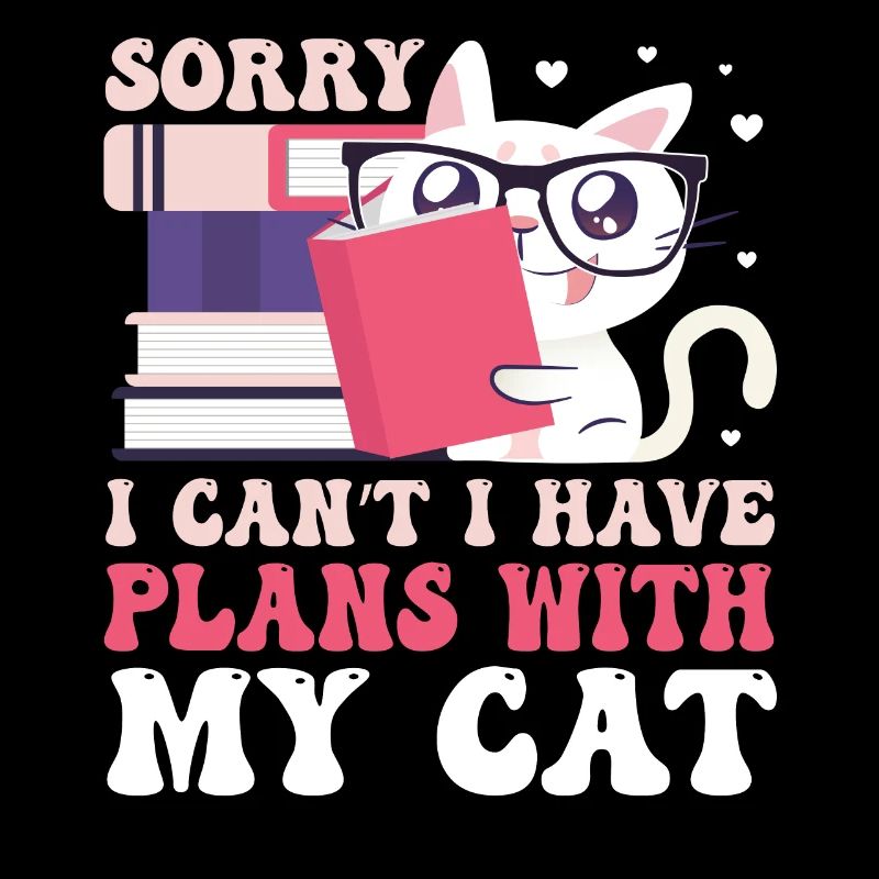 Cat Book Lovers Read Books