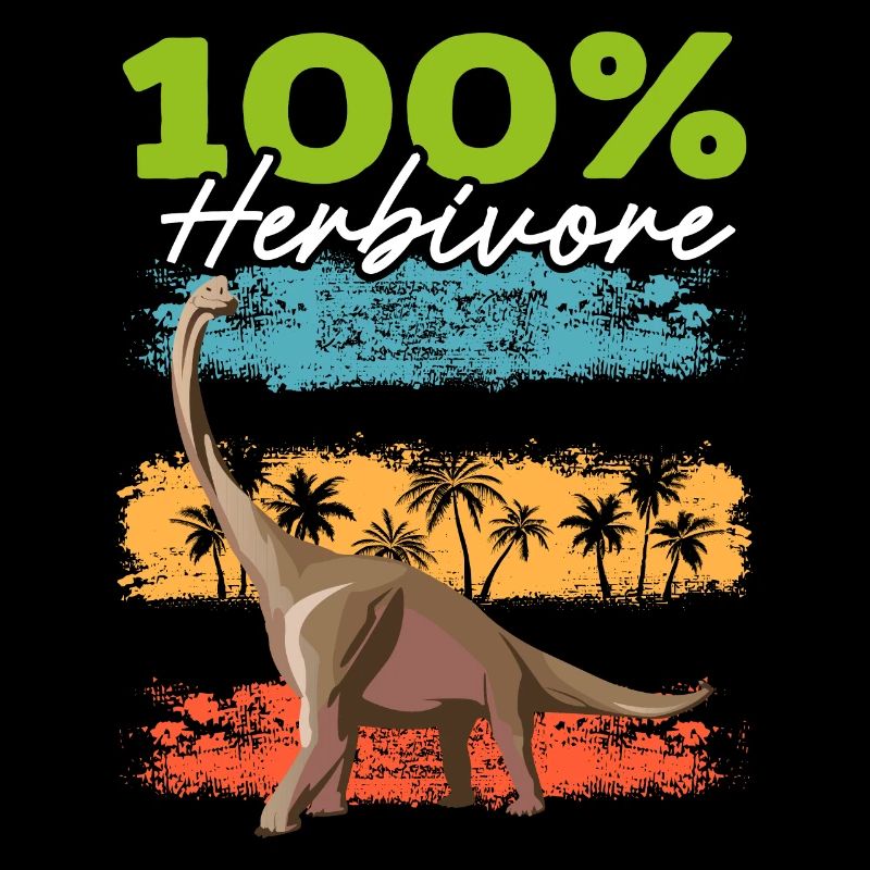 100% Herbivore Brachiousaurus Dinosaure Dino
