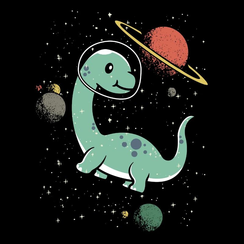 Brachiousaurus Dinosaur Paleontologist Astronaut