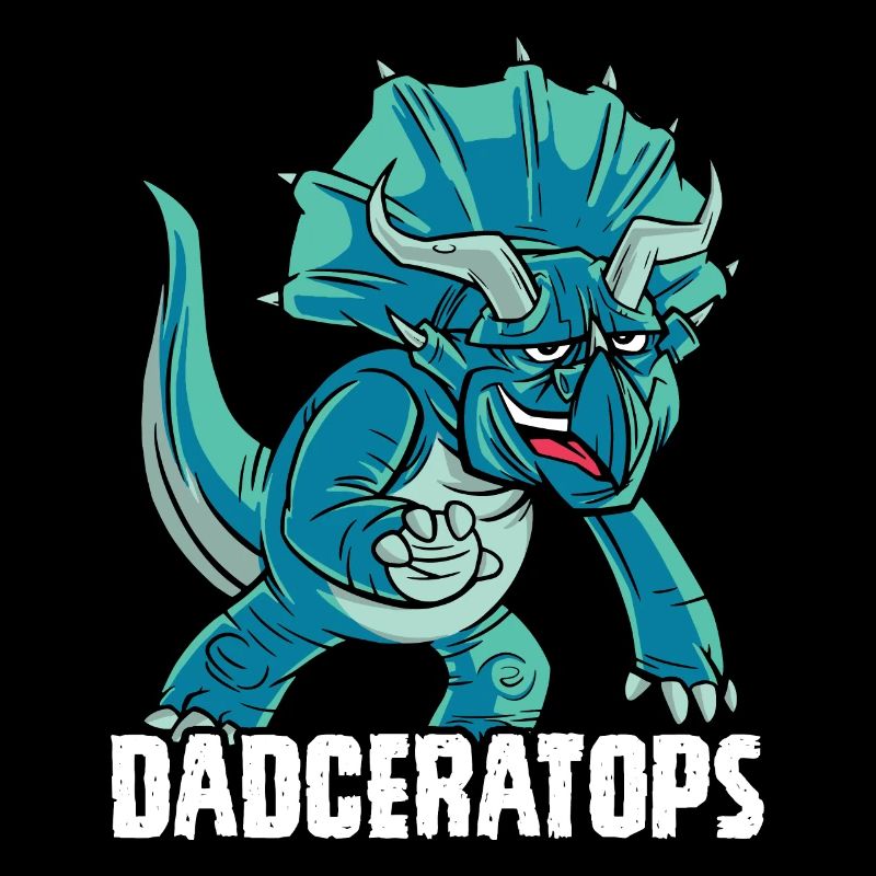 Dadceratops Triceratops Dinosaure Dino Daddy