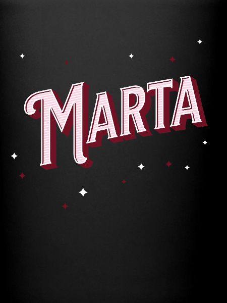 Marta name personalized