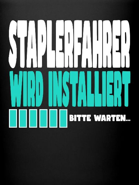 Staplerfahrer wird installiert