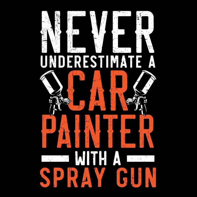 Never Underestimate A Car Painter With A Spray Gun