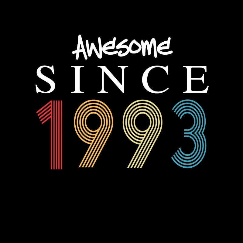 Awesome Since 1993 Geburtstag 1993 Vintage 1993