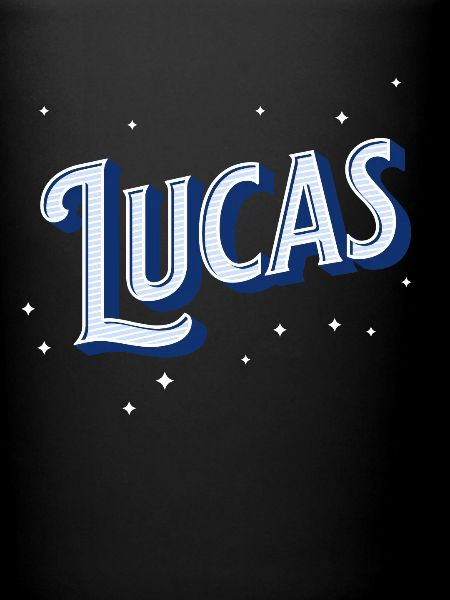 Lucas' name personalized