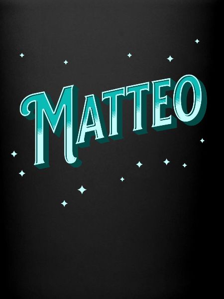 Matteo name personalized