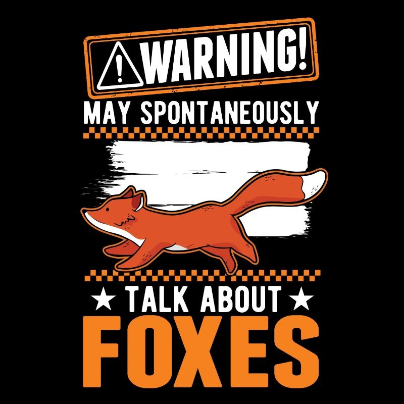 Warnung Fuchs Geschenk Polarfuchs Rotfucks