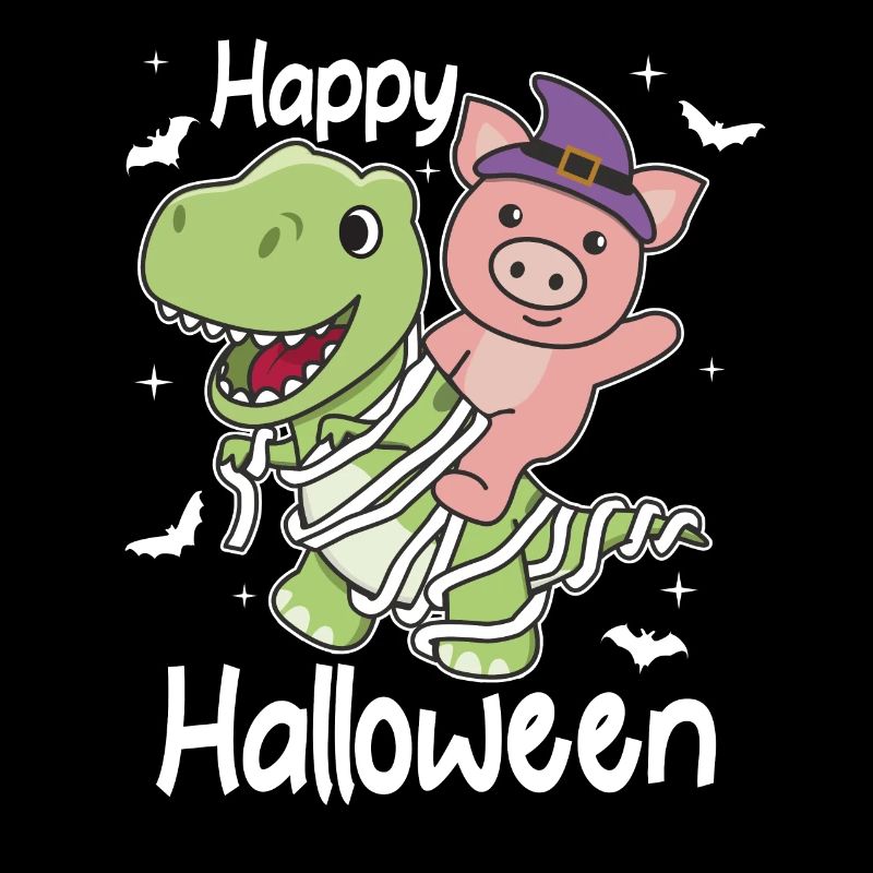 Gris Glad Halloween T-Rex Mummy Kostym