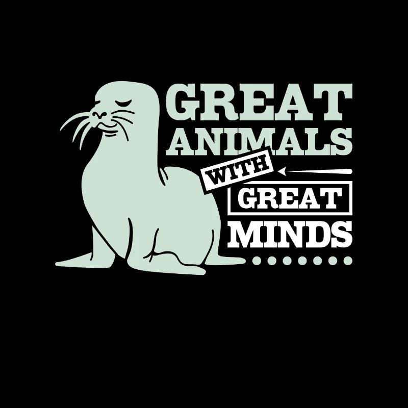 Grands animaux avec de grands esprits phoques