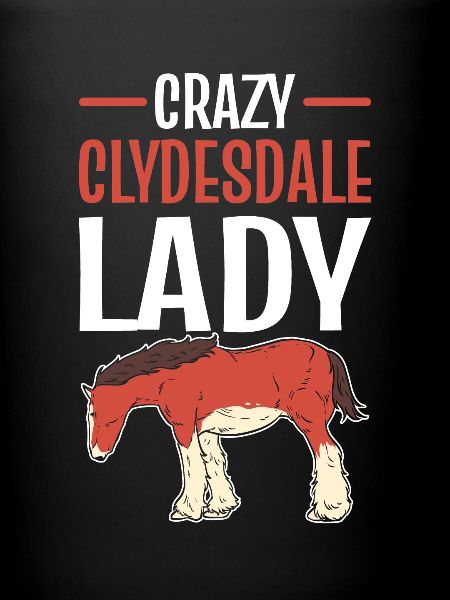 Crazy Clydesdale dame. Écossais