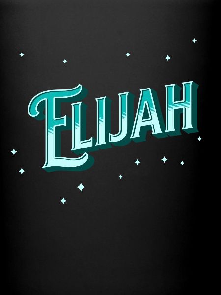 Elijah names personalized