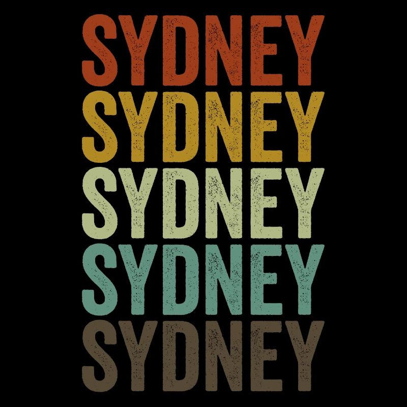 Sydney Australia Retro Vintage