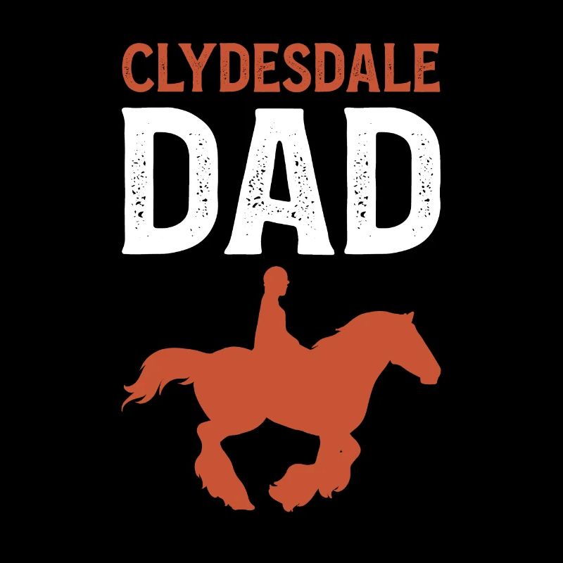 Cheval de trait. Cheval écossais des Highlands. Clydesdale