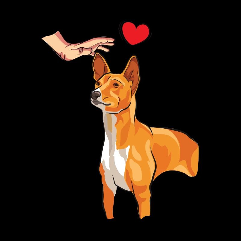 Basenji Hund Geschenk