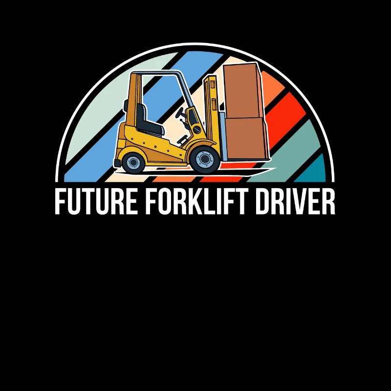 Future Forklift Driver Shirt Gabelstapler
