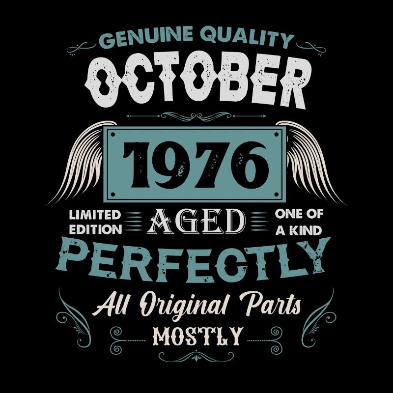 October 1976 Vintage Birthday Gift