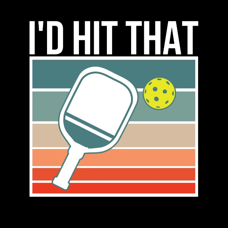I´d Hit That Pickleball Shirt Geschenk