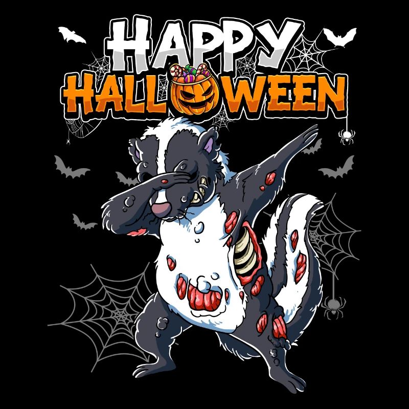 Halloween Skunk Zombie