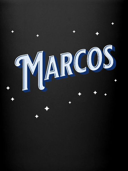 Marco's name personalized