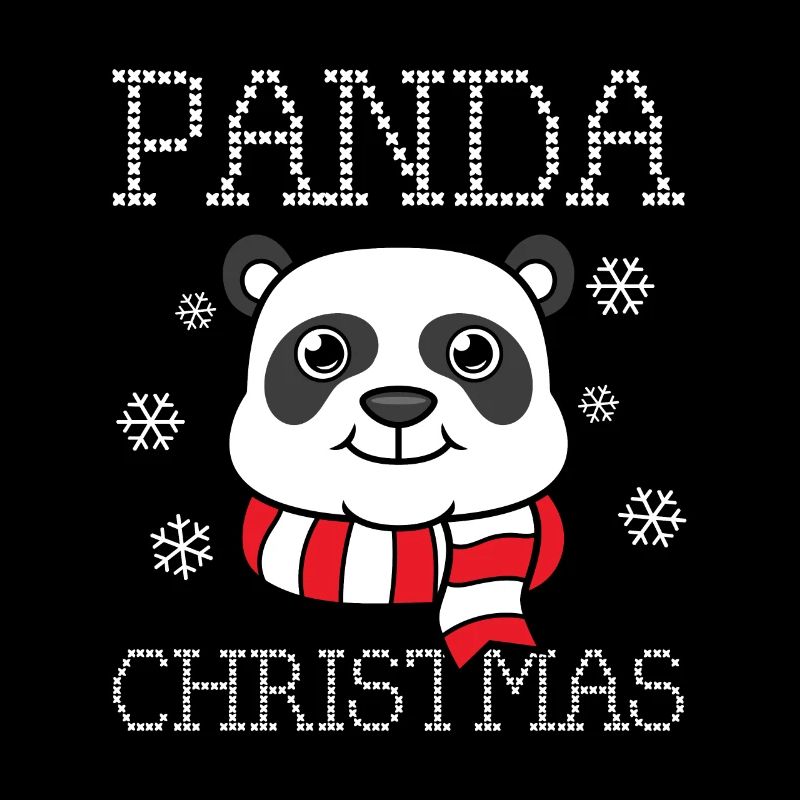 Panda Noël / Noël, Hiver, drôle