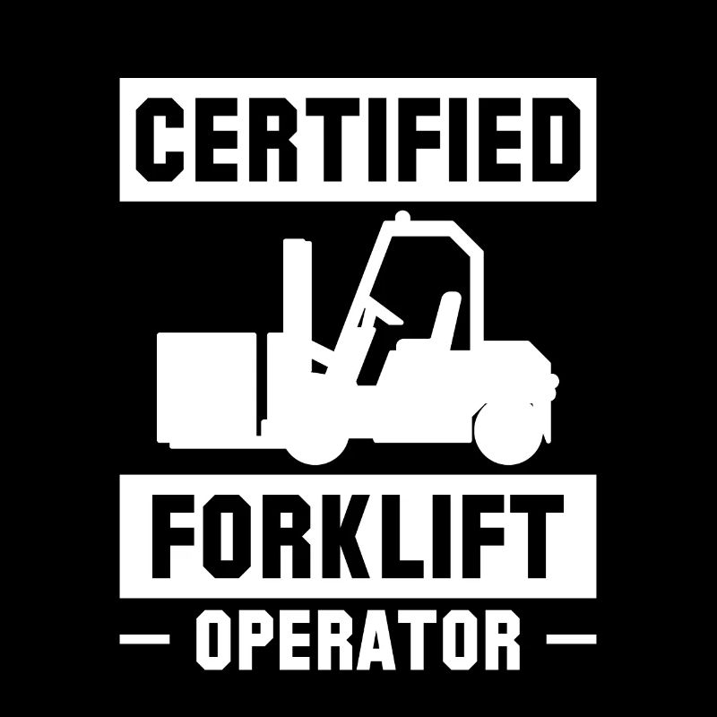 Certified Forklift Operator Shirt Gabelstapler