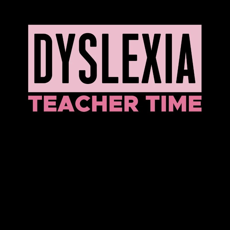 Dyslexia Teacher Time Shirt Geschenk