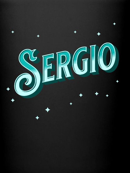 Sergio name personalized