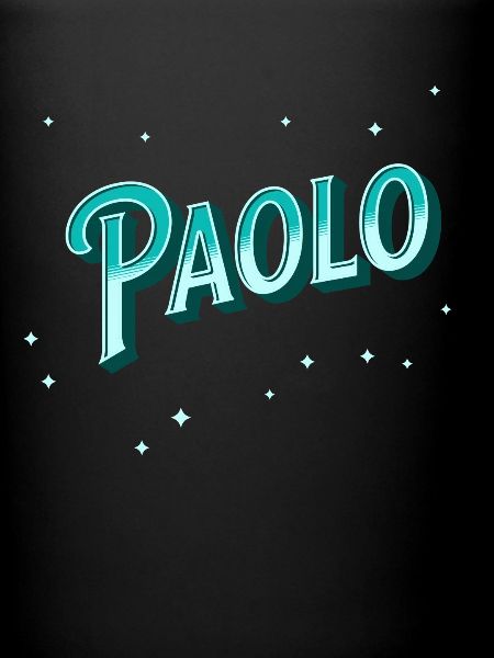 Paolo name personalized