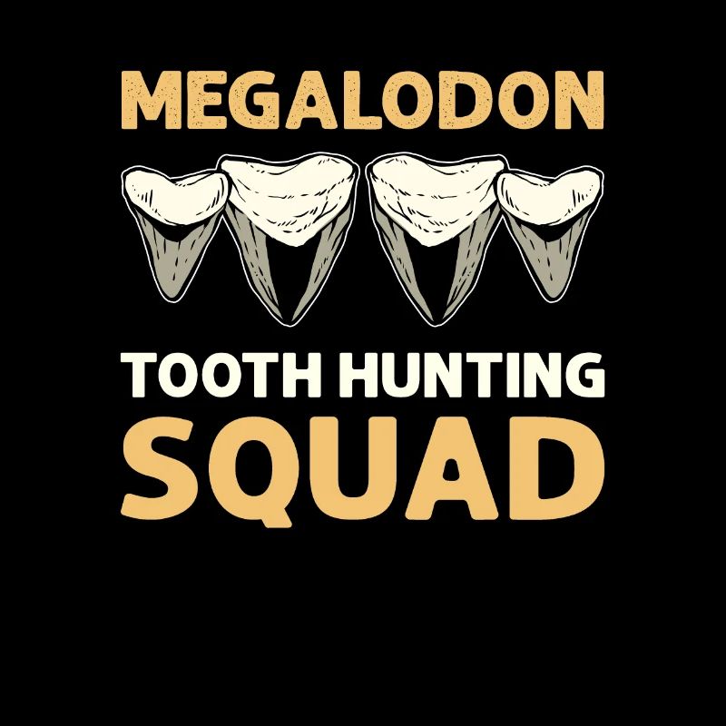 Troupe de chasse aux dents de mégalodon.