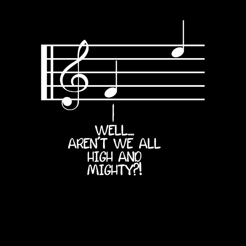 Notes de musique aiguës
