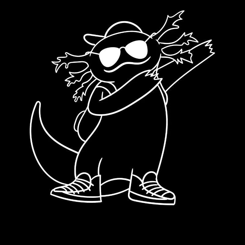 Funny Axolotl Dancing Axolotl Dab Dance Axolotl