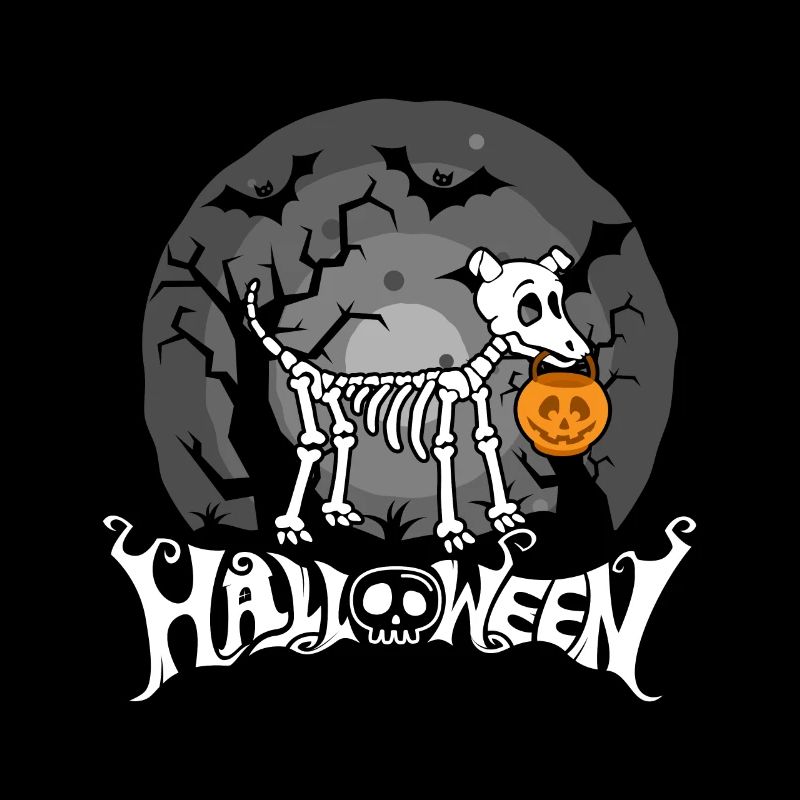 Halloween Hund süßes oder Saueres